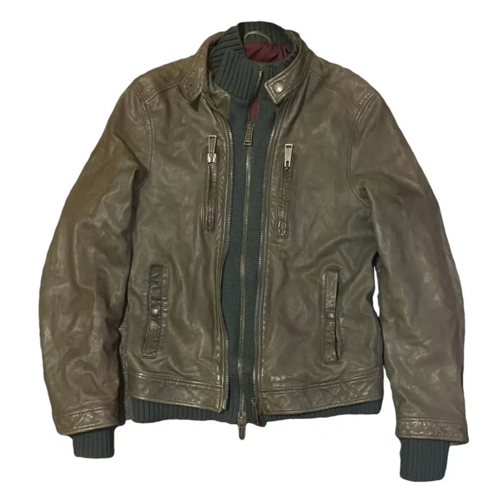 DSQUARED2 leather jacket, size 50